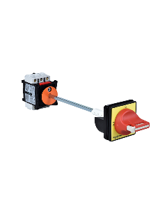 TeSys Vario - emergency stop switch disconnector - 25 A - back of enclosure