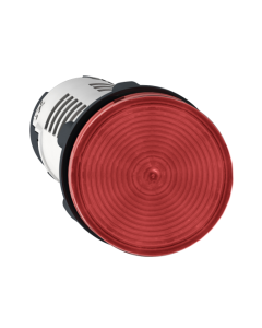 Monolithic pilot light, plastic, red, 22, integral LED, 230¦240 V AC