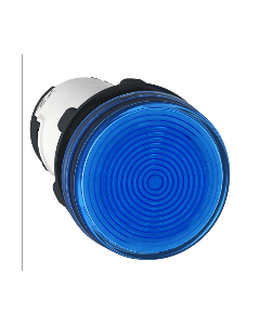 Monolithic pilot light, plastic, blue, 22, integral LED, 230¦240 V AC