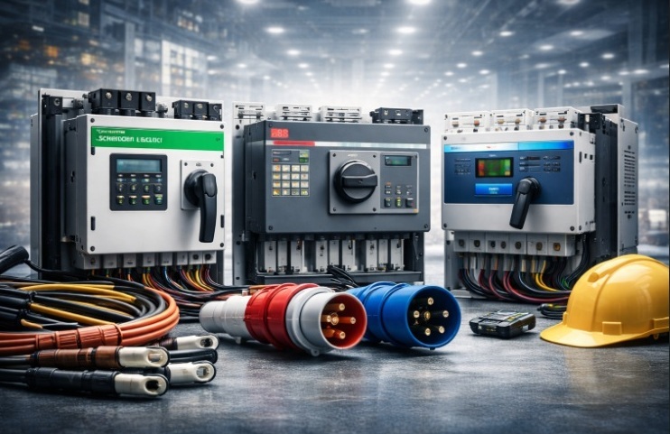 Automatic Transfer Switch Selection Guide UAE: Types, Sizing & Schneider, ABB, Eaton Comparison 